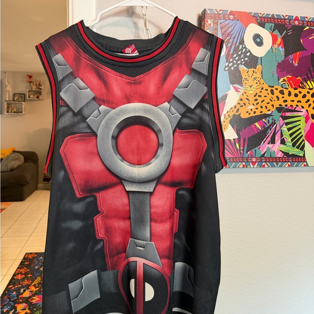 Marvel Red and Black Graphic Top